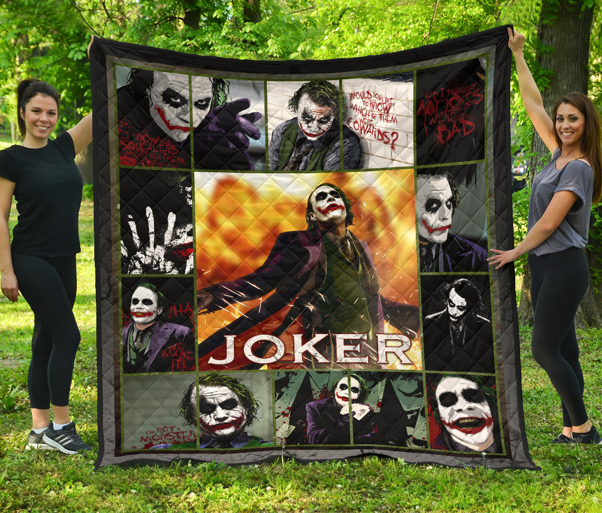 Joker Quote Premium Quilt Blanket Movie Home Decor Custom For Fans Nt030201