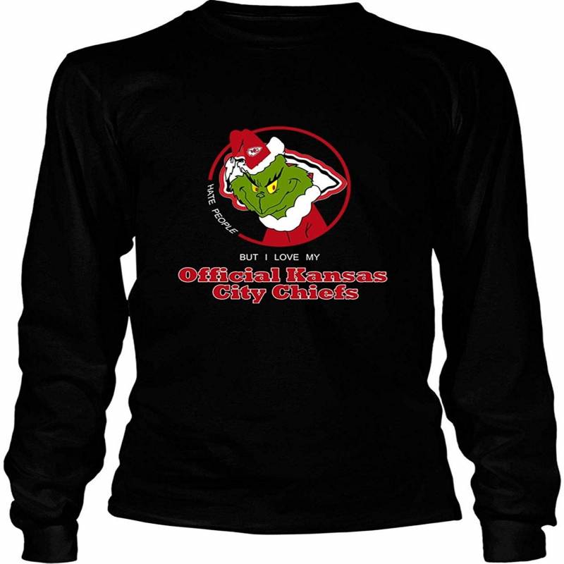 The Grinch Christmas T Shirt, Kansas City Chiefs T Shirt – Long