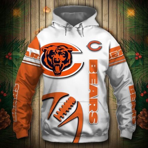 Chicago Bears 3 D Hoodie V19 Gift For Fan Football Lovers
