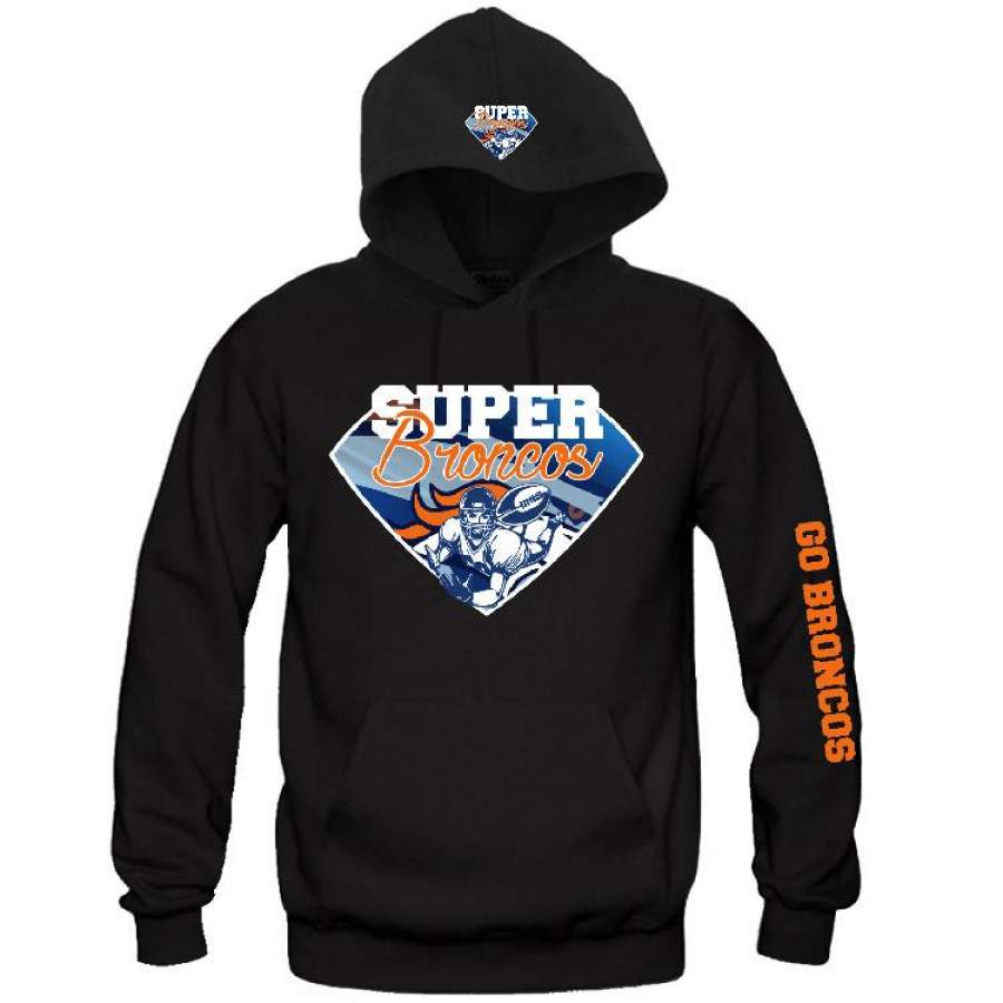 Super Broncos Hoodie Sports Clothing