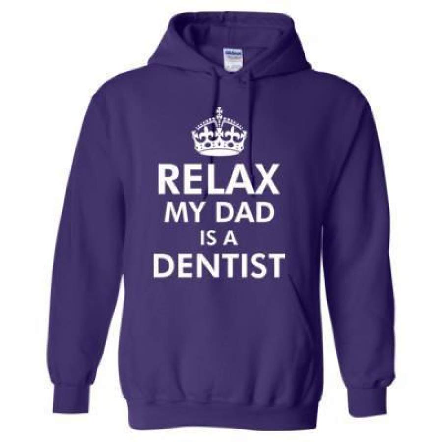 AGR Relax My Dad Is A Dentist – Heavy Blend™ Hooded Sweatshirt