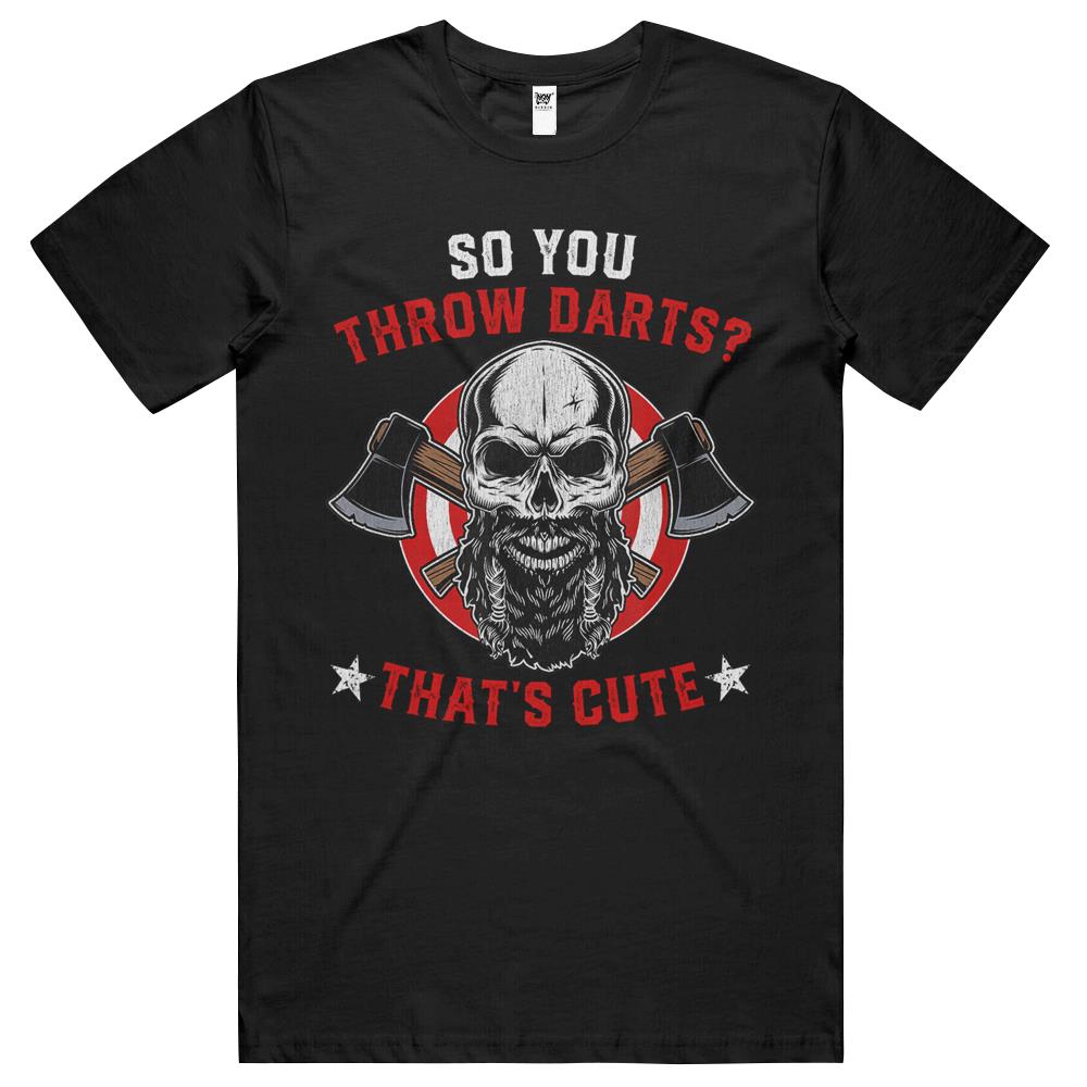 Axe Throwing Skull Axes Hatchet Throwing T Shirts