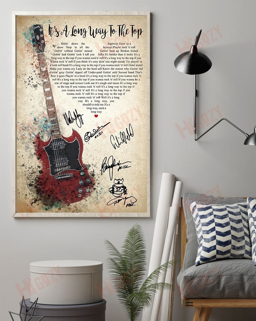 Ac/Dc Poster Canvas – V773