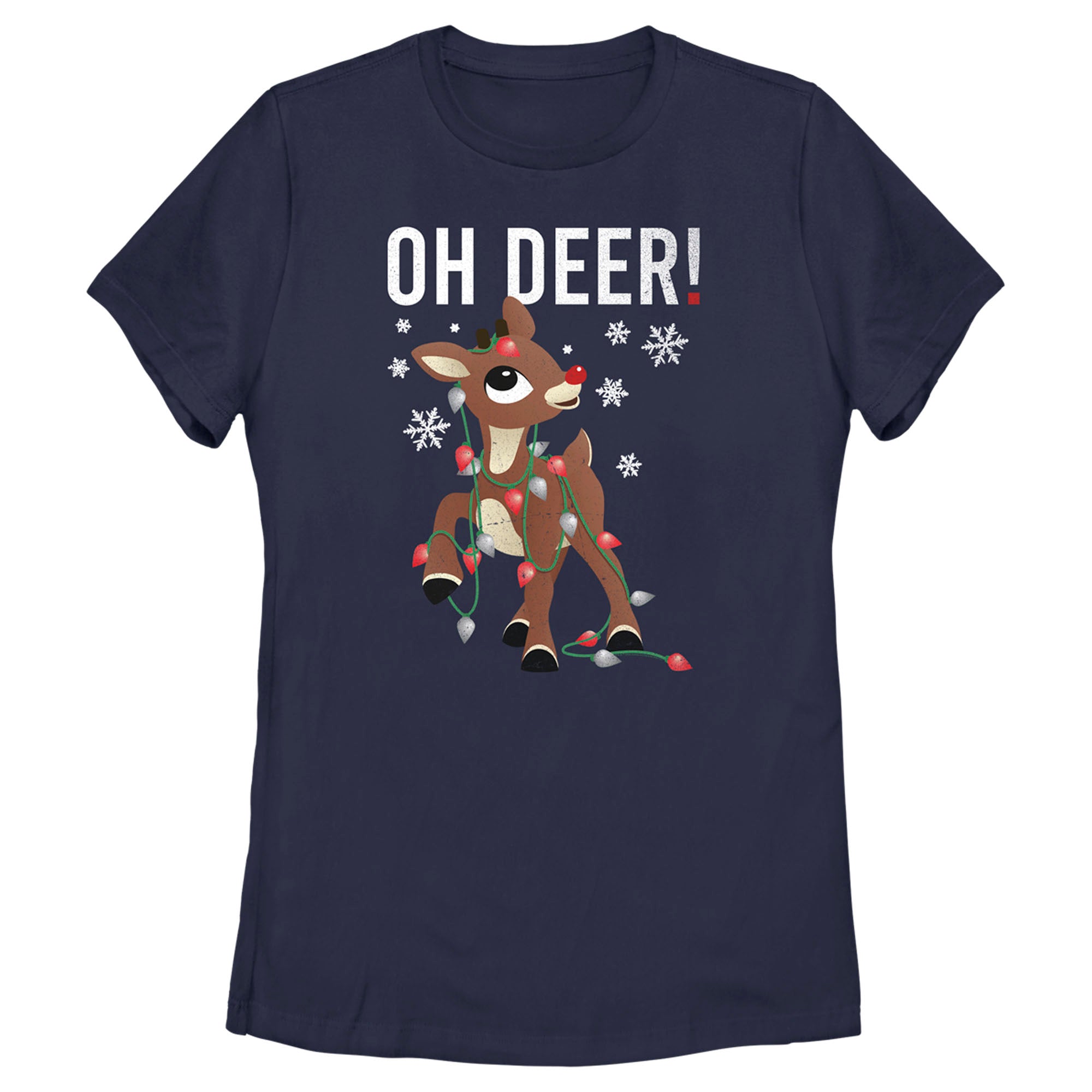 Rudolph The Red-Nosed Reindeer Women’S Oh Deer!  T-Shirt