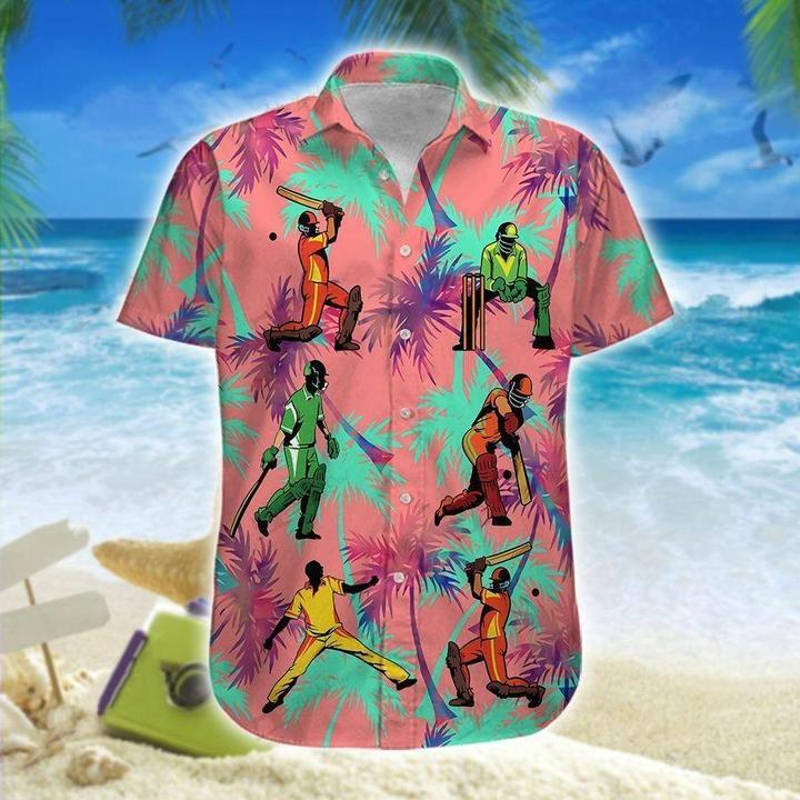 Cricket Colorful Palm Tree Hawaii Shirt For Men And Women Ha19407