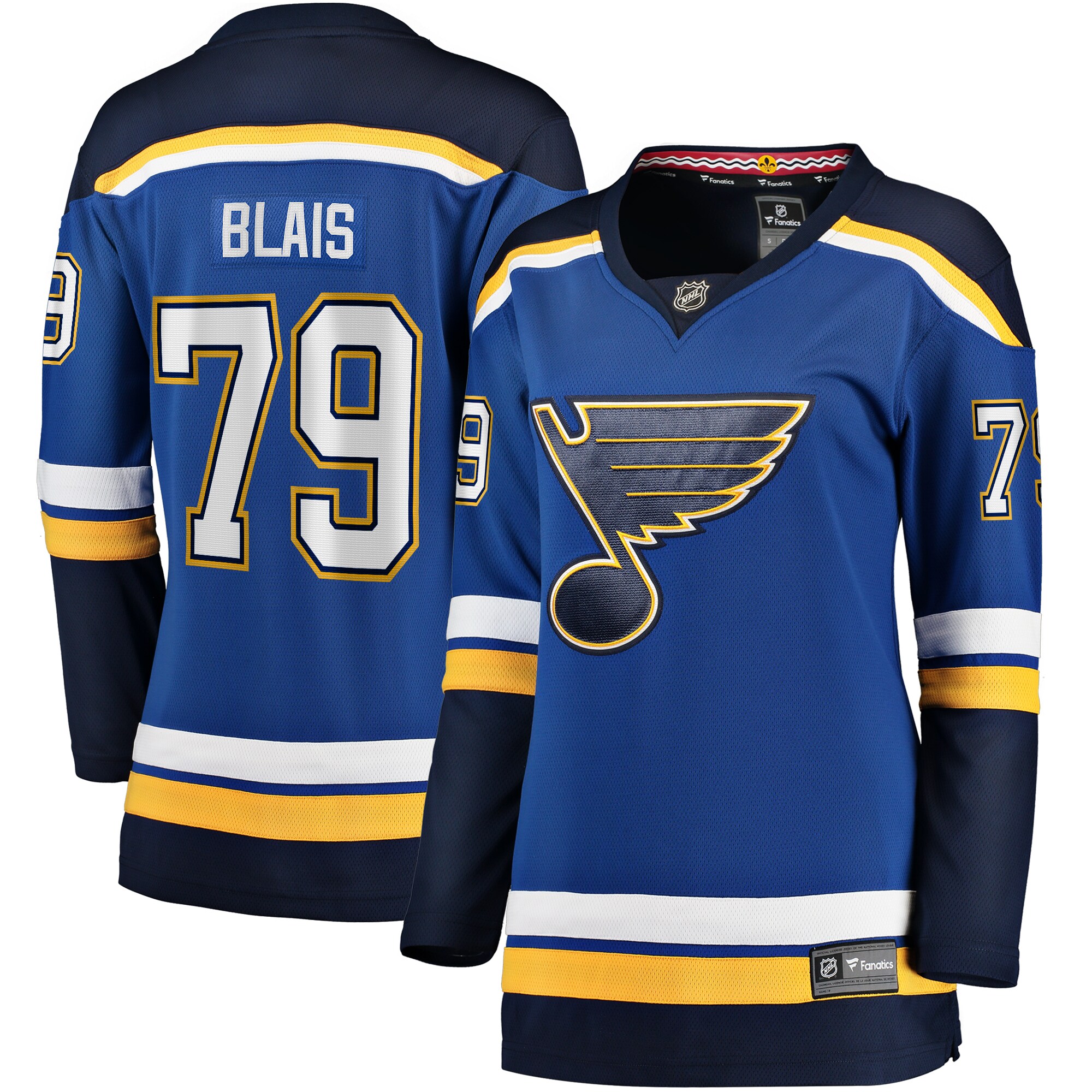 Sammy Blais St. Louis Blues Women's Branded Home Breakaway Jersey – Blue