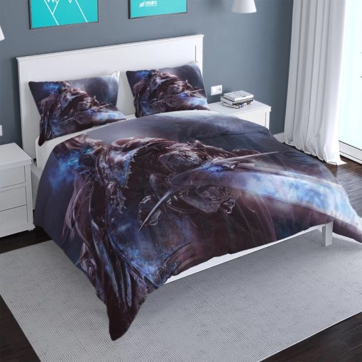 World Of Warcraft 3 Duvet Cover Pillowcase Home Decor 3D Bedding Set 345