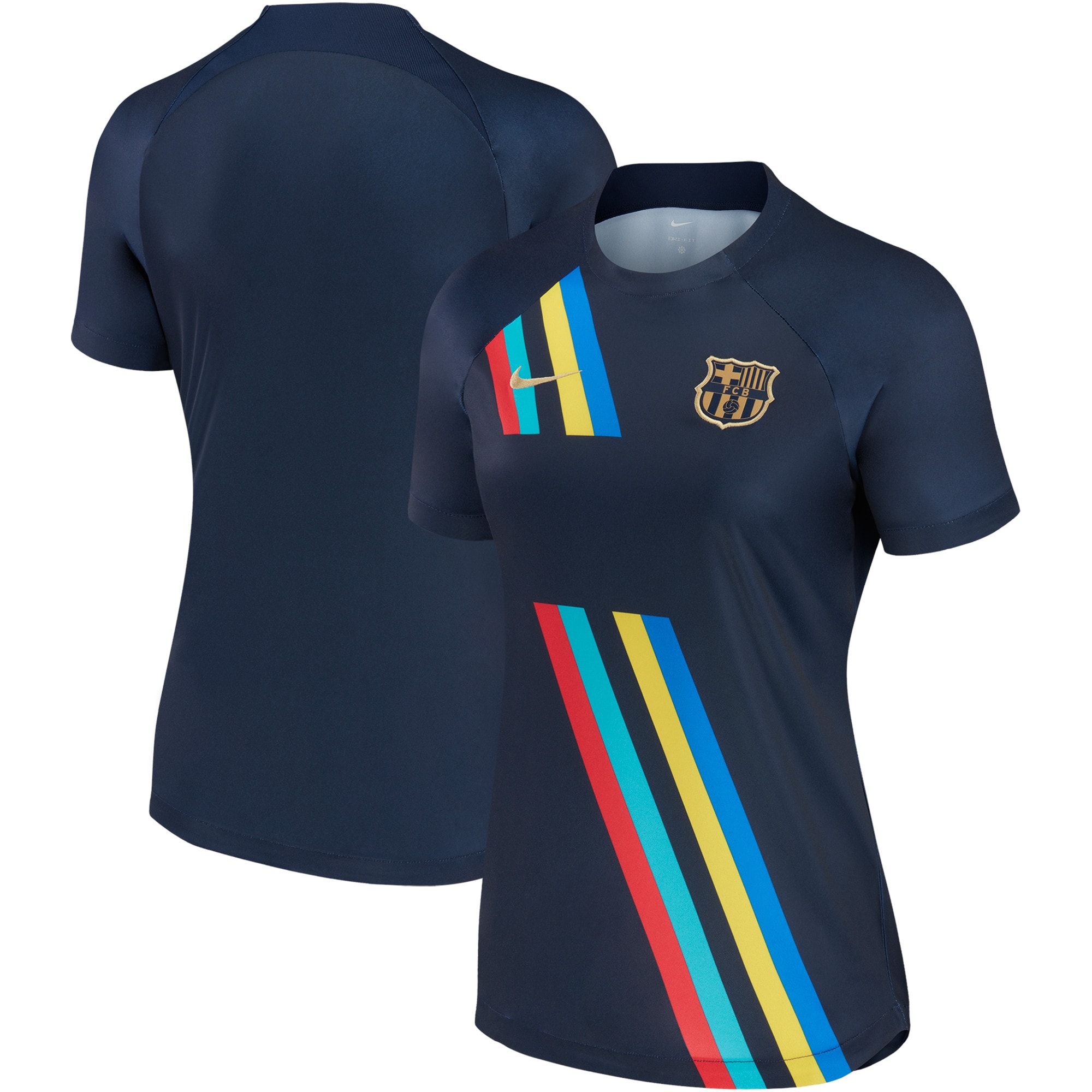 Barcelona Women's 2022/23 Pre-Match AWAY Performance Top – Navy