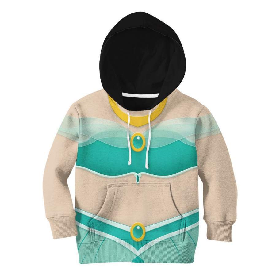 Gearhuman 3D Kids Jasmine Princess Custom Tshirt Hoodie Appreal