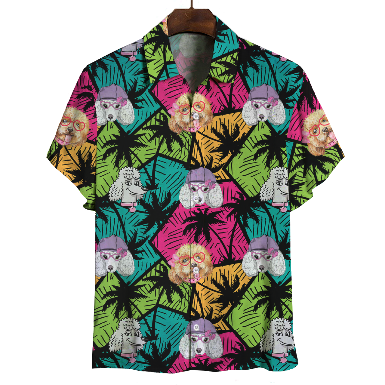 Aloha Hawaii Poodle Shirt Ha67536