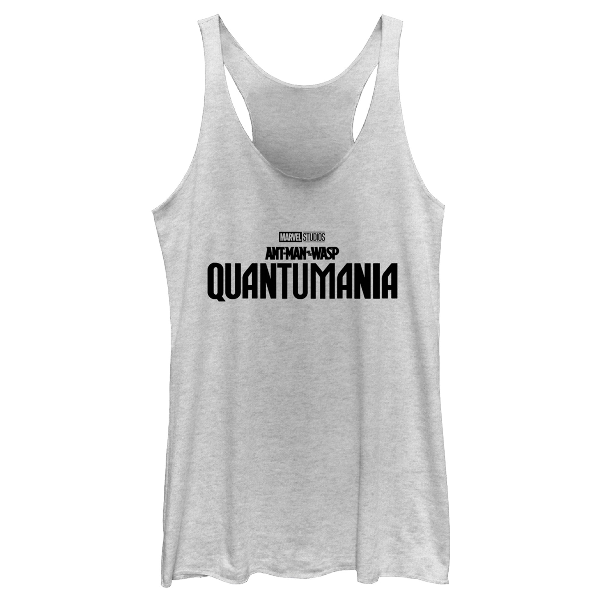 Women’S Ant-Man And The Wasp: Quantumania Movie Logo Black Racerback Tank Top