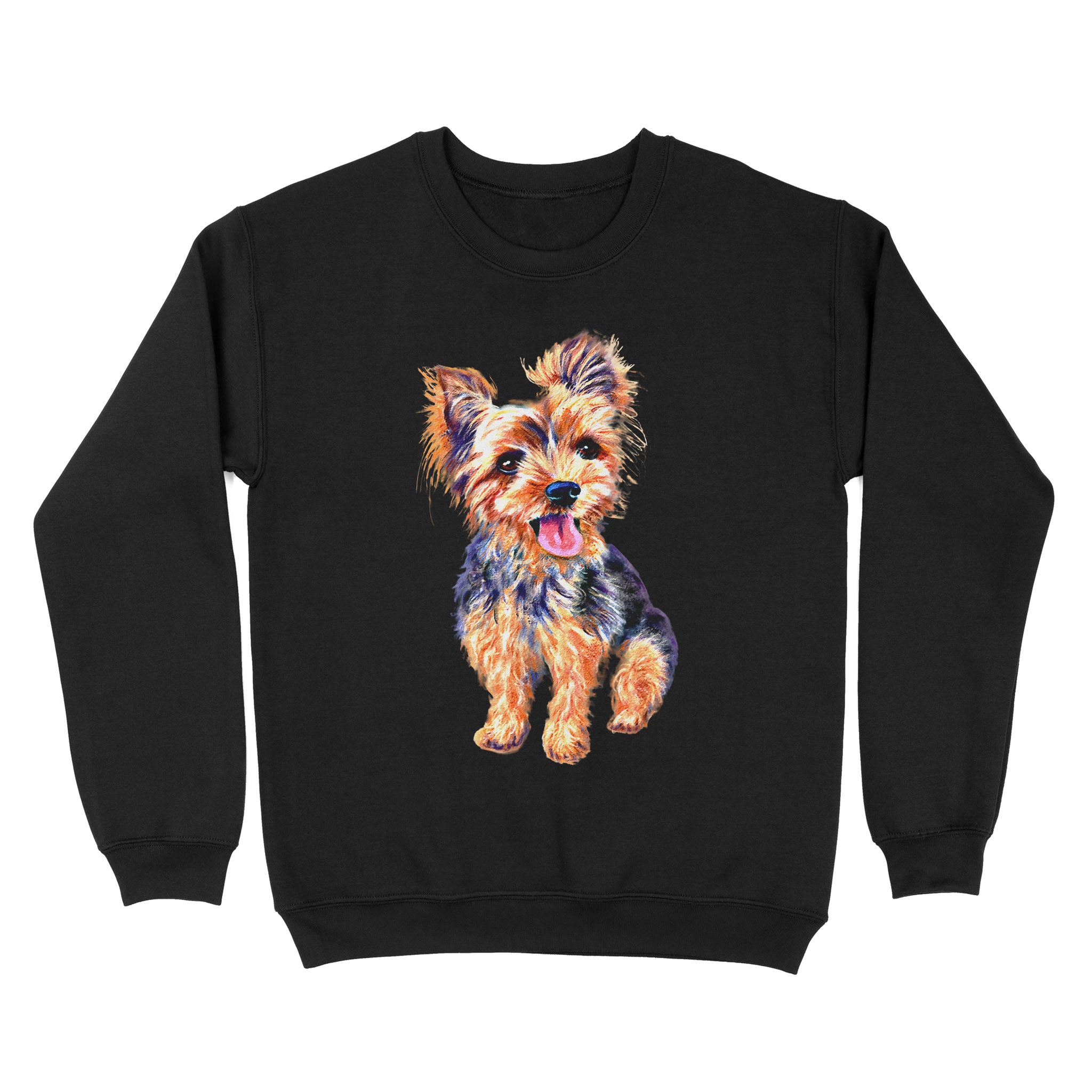 Dog Gift Idea – Yorkie Puppy Birthday – Standard Crew Neck Sweatshirt