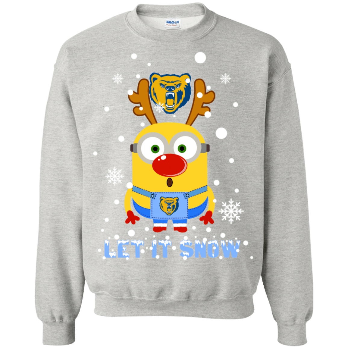 Check out this awesome Minion Northern Colorado Bears Ugly Christmas Sweaters Let It Snow Sweatshirt