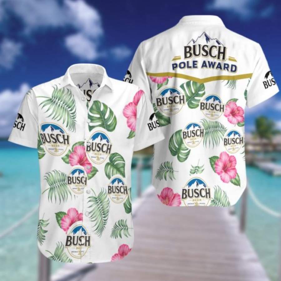 Busch Beer Hawaii Beach Shirt Ha79949