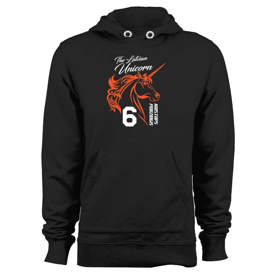 The Latvian Unicorn Kristaps Porzigis Unisex Hoodie