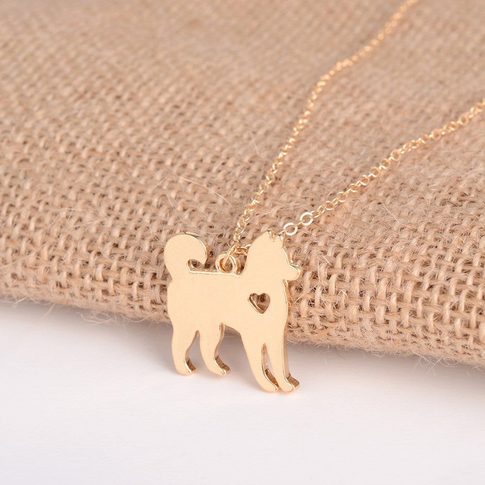 Siberian Husky Dog Necklace