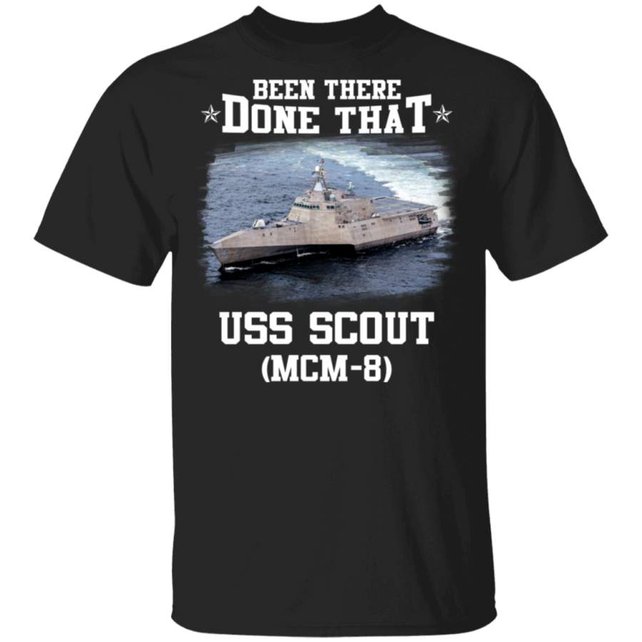 USS Scout MCM-8  Veterans Day Christmas Gift T-Shirt