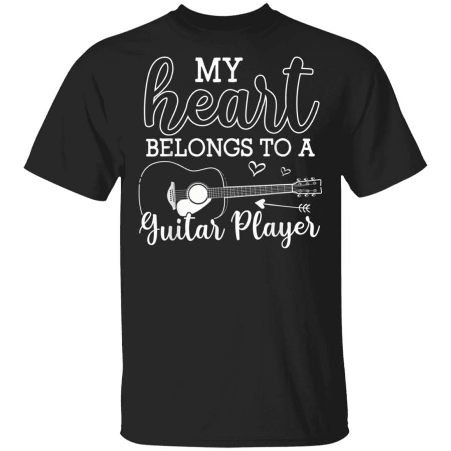 I Love My Guitar Player Husband Wife Gifts Valentines Gift T Shirt