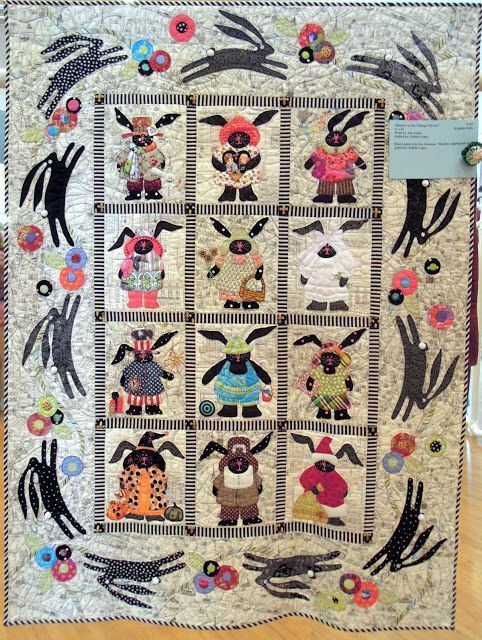 A Bevy Of Bunny CLA1410022Q Quilt Blanket