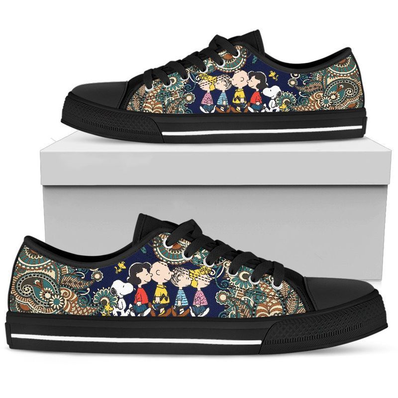 The Peanuts Snoopy And Friends Low Top Shoes Onlytee Design Foryou