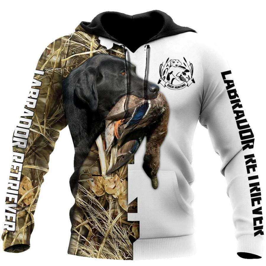 Mallard Duck Hunting Labrador Retriever 3D All Over Printed Shirts for Men and Women MH2008202