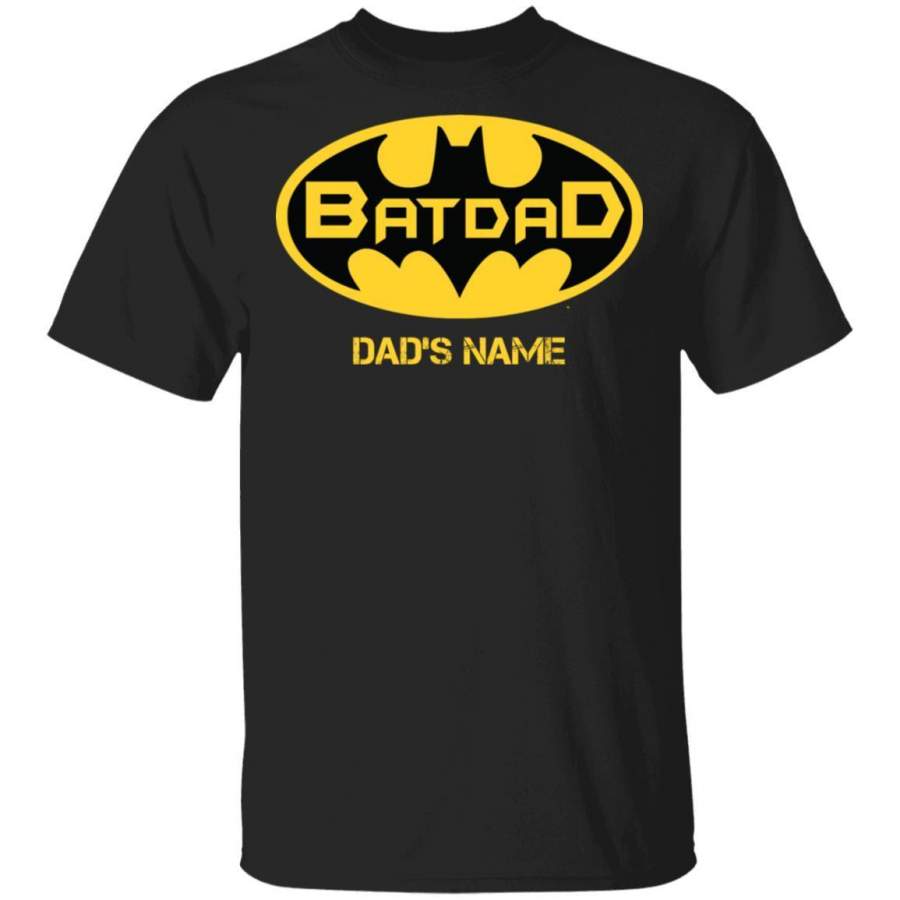 Batdad Batman Dad Personalized T-shirt VA05