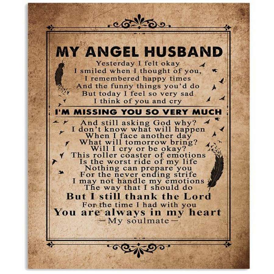 MY ANGEL HUSBAND-MY SOULMATE Vertical Poster