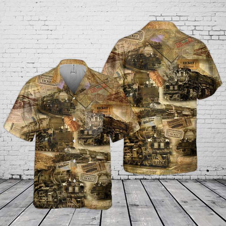 Vintage Big Boy Steam Train Hawaiian Shirt | For Men & Women | Adult | Hw7926