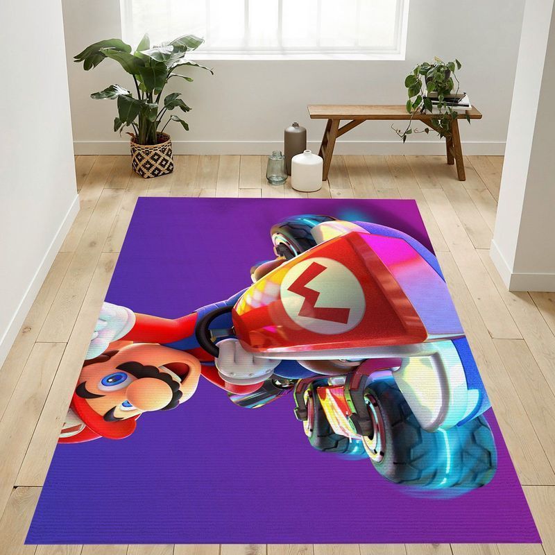 Super Mario 23 Area Rug Living Room And Bed Room Rug Gift Us Decor