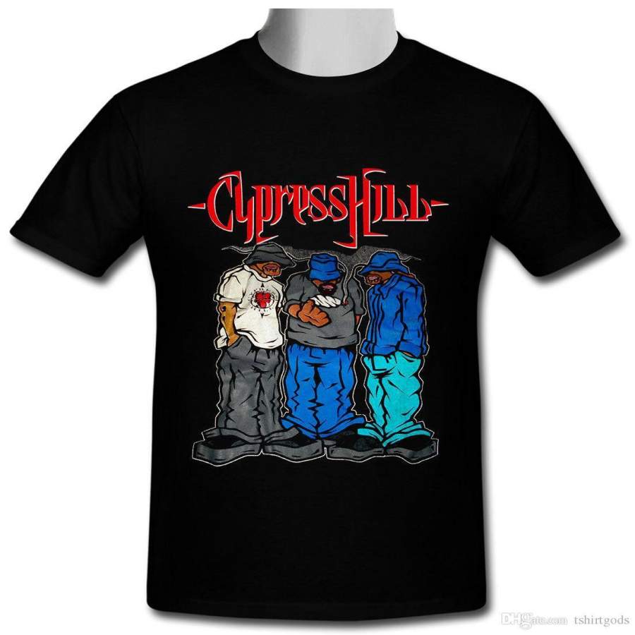 Cypress Hill Hip Hop Vintage Top Tee Black T Shirt