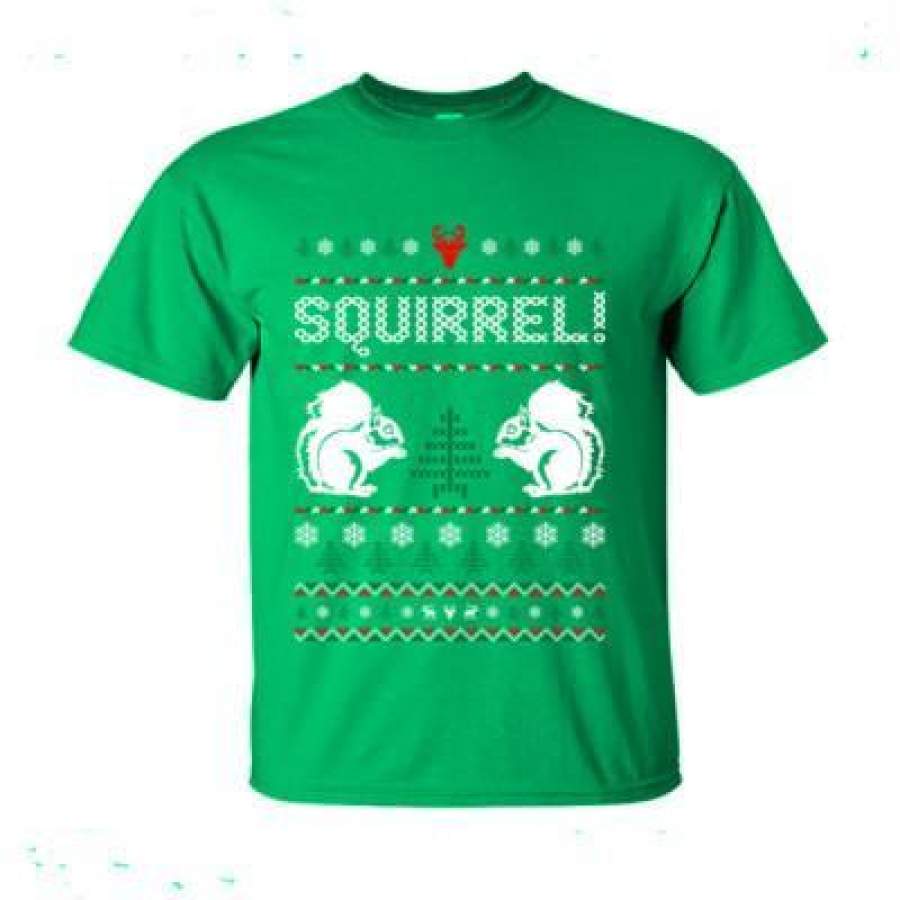 AGR Squirrel Ugly Sweater Christmas – Ultra-Cotton T-Shirt