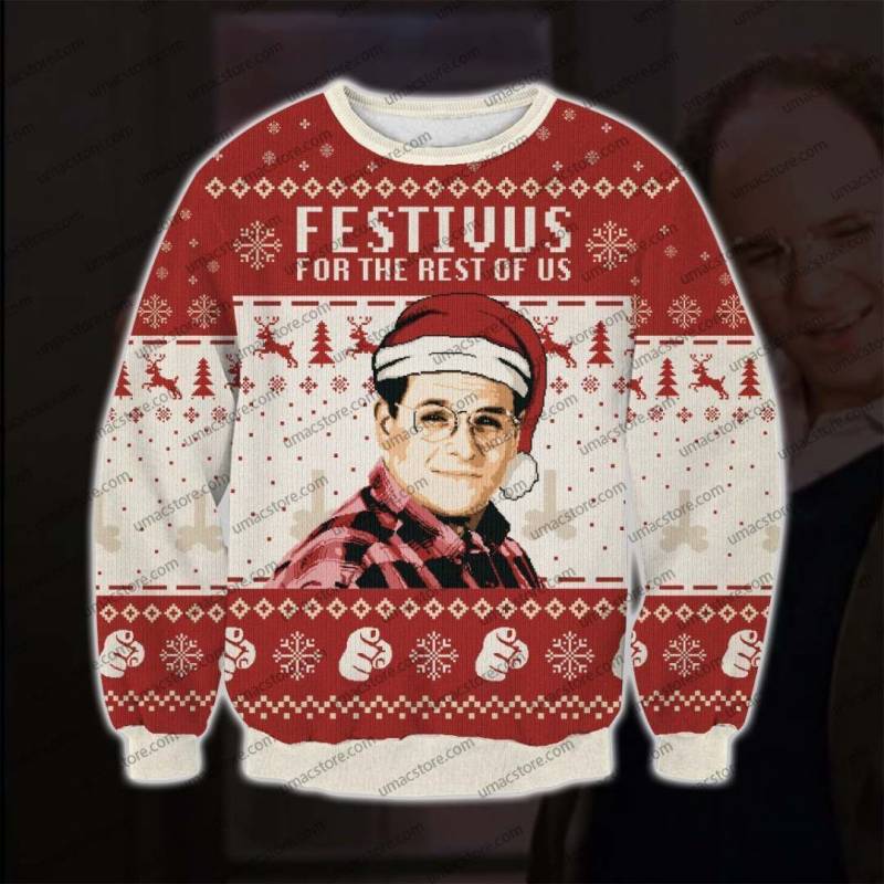 Seinfeld 1810 3D Print Ugly Christmas Sweatshirt