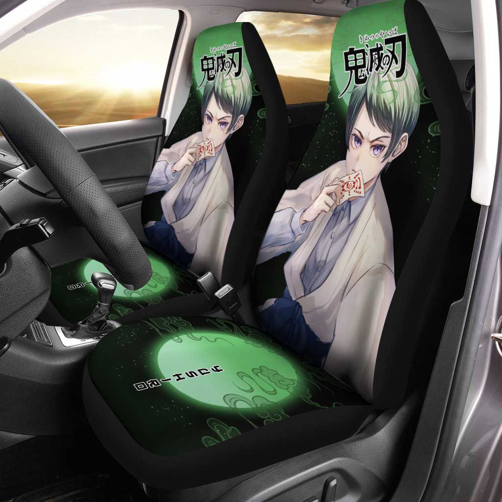 Yushiro Car Seat Covers Custom Demon Slayer: Kimetsu no Yaiba