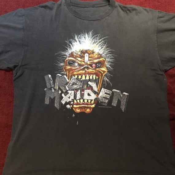 Vintage 1987 Iron Maiden Crunch Seventh Son Shirt