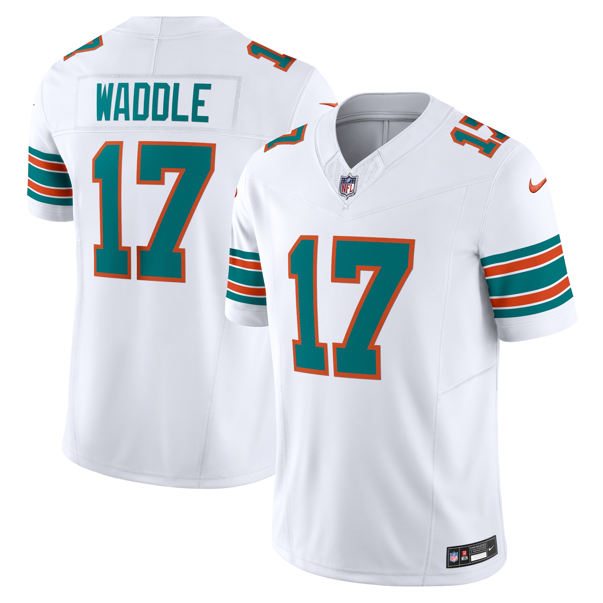 Jaylen Waddle Miami Dolphins Vapor F.U.S.E. Limited Jersey – White