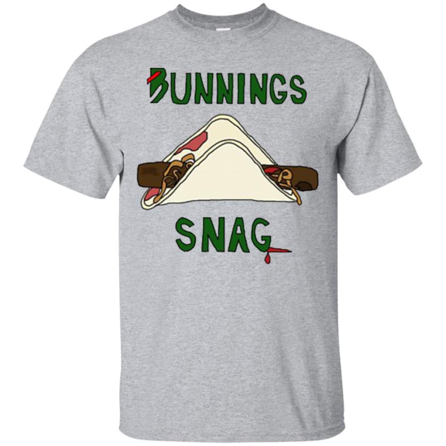 AGR Bunnings Snag Apparel Mens Cotton T-Shirt