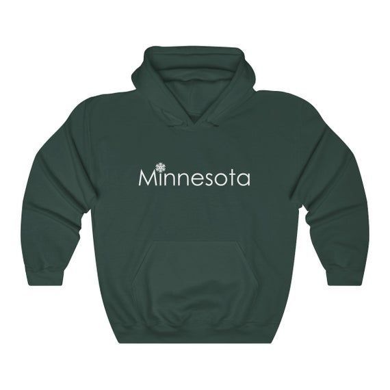 Minnesota Hoodie Snowflake Adult Minnesota Shirt