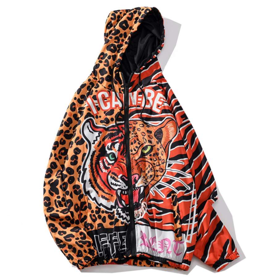 “Leopard” hip hop hoodie