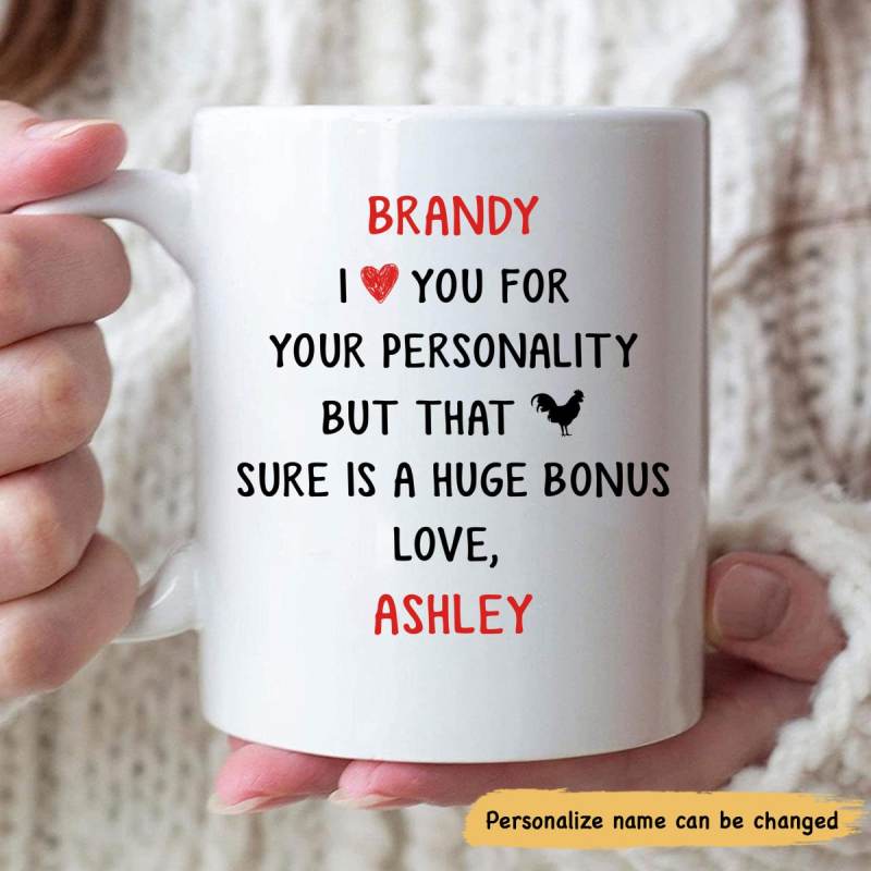 A Huge Bonus, Personalized Mugs, Valentine’S Day Gift For Him, Anniversary Gifts For Men Mug