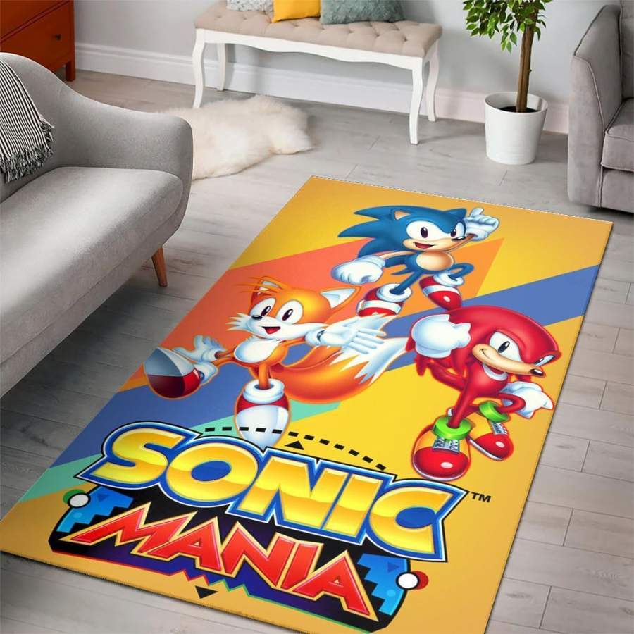 Sonic The Hedgehog FN200209 Gaming Area Rug – Floor Decor The US Decor