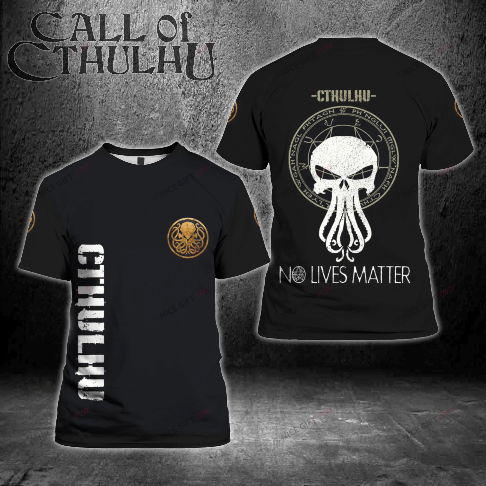 Cthulhu No Lives Matter 3D T-Shirt 3Ts-D3Z0