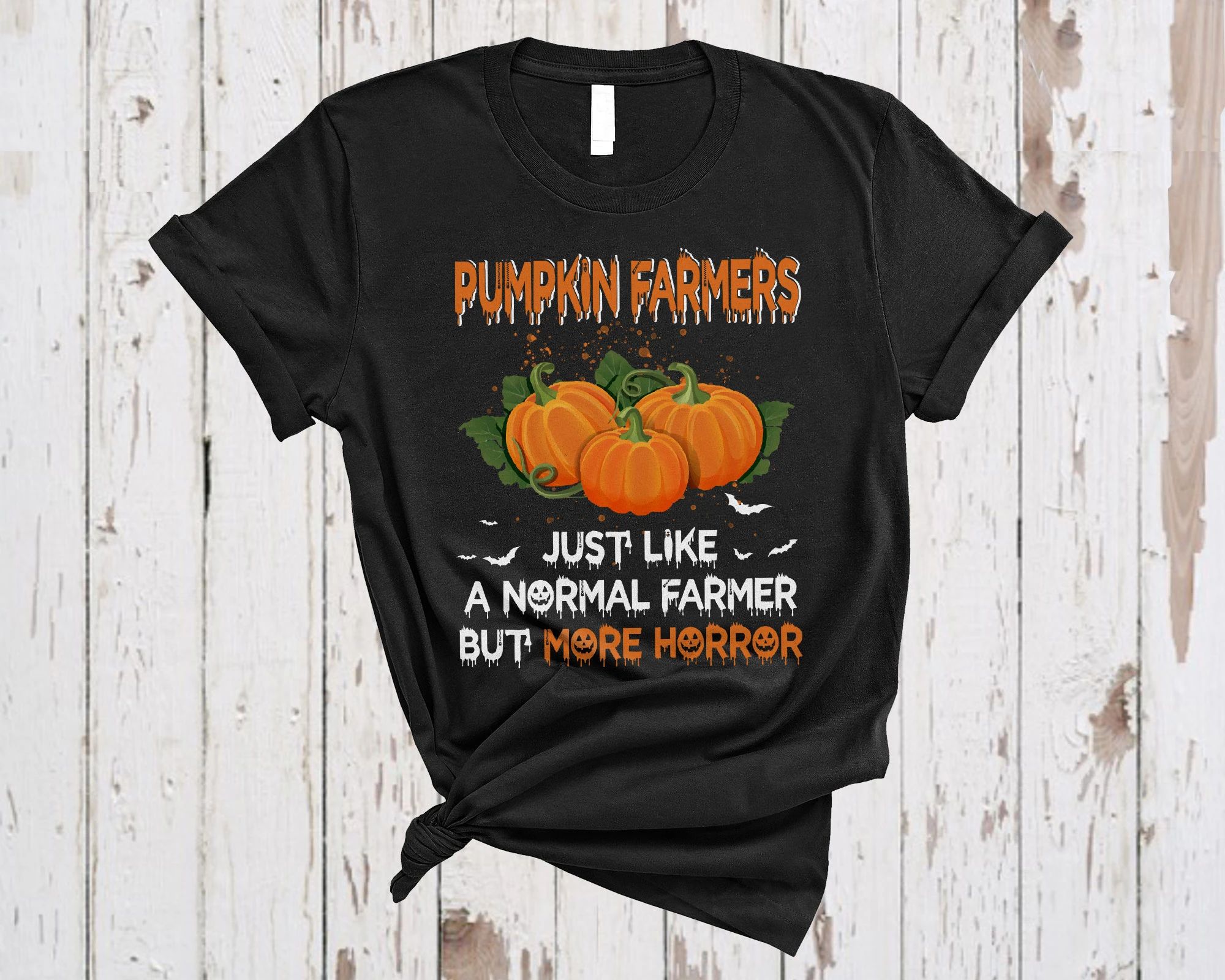 Halloween Farmer Shirt Pumpkin Farmers Definition But More Horror Funny Farm Pumpkin Lover T-Shirt