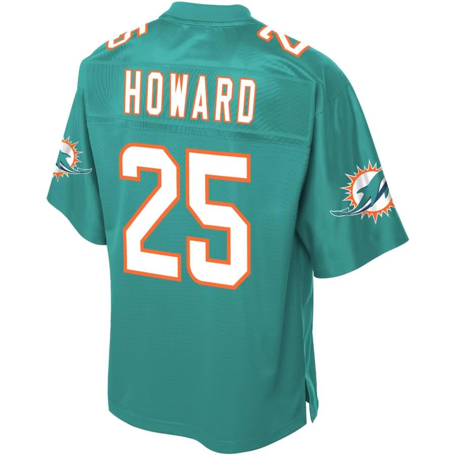 Xavien Howard Miami Dolphins NFL Pro Line Youth Team Player Jersey – Aqua