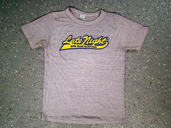 Late Night With David Letterman Shirt Small Please Read Description Shirt