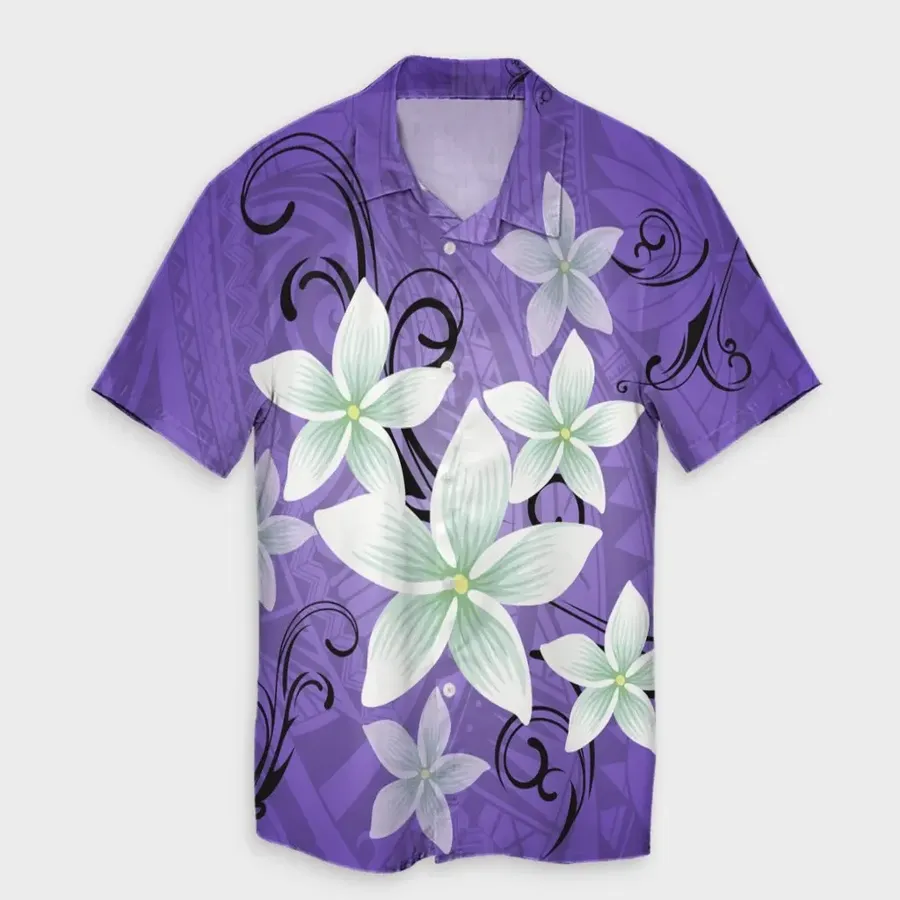 Plumeria Polynesian Hawaii Shirt Unisex Adult Ha61008