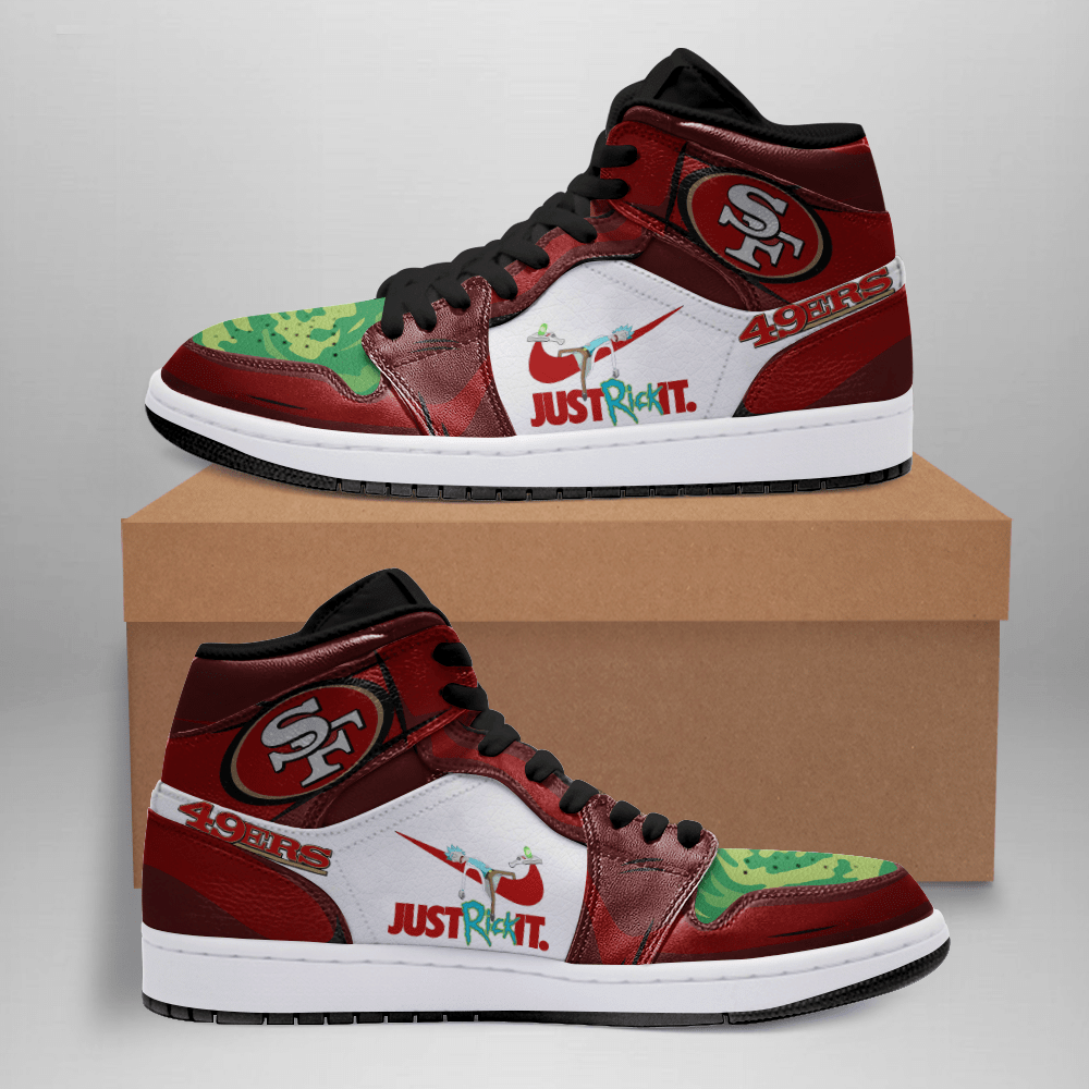 Rick And Morty San Francisco 49Ers Jd Sneakers Rmj038 – Jamestees Store