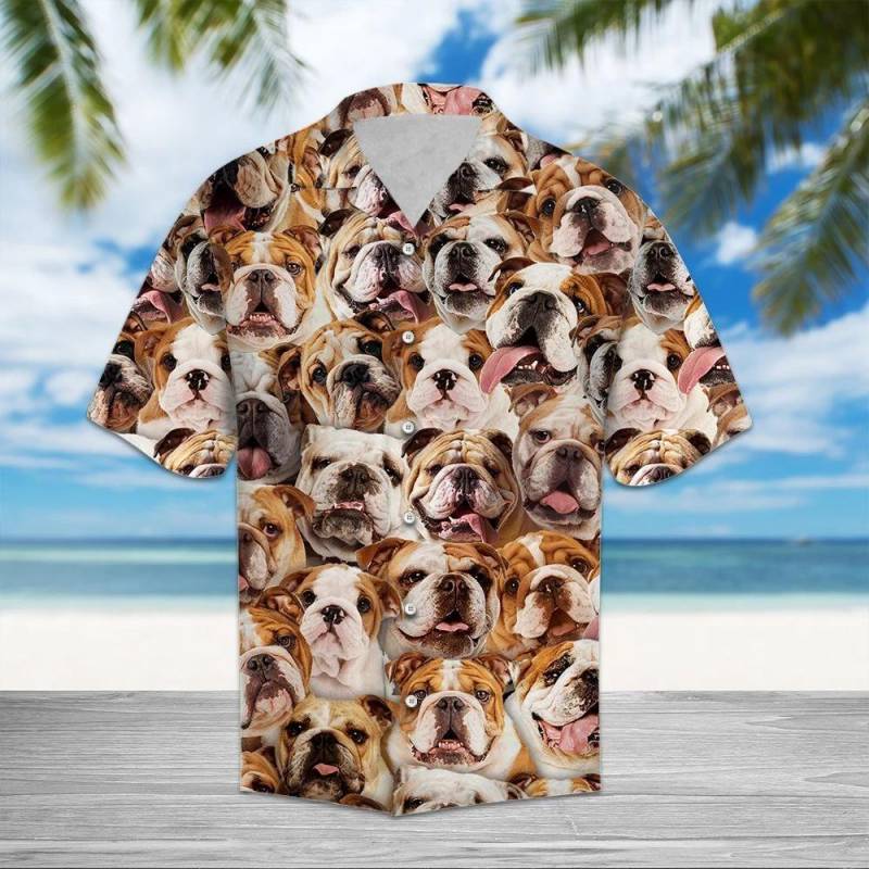 Bulldog Awesome Hawaii Shirt Ha92548