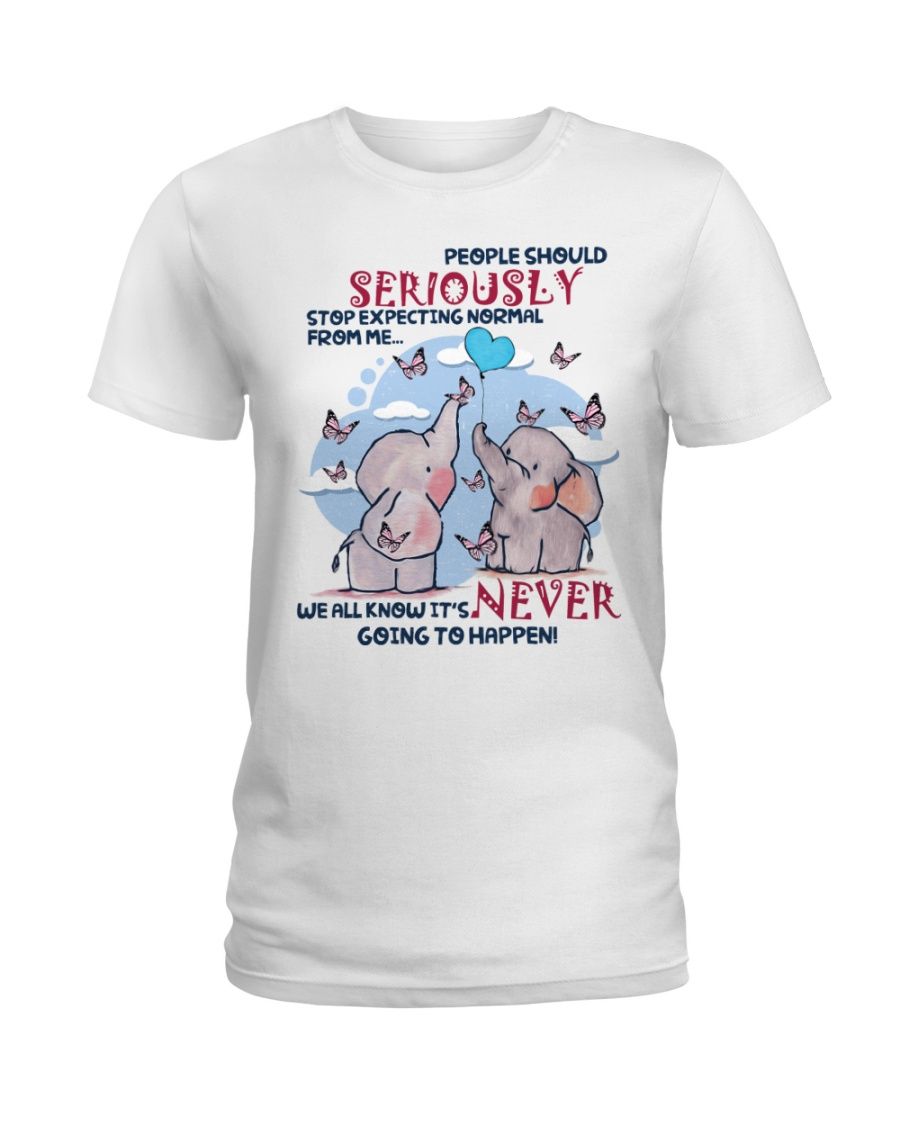 Elephant We’Ll Never Going To Happen White T-Shirt