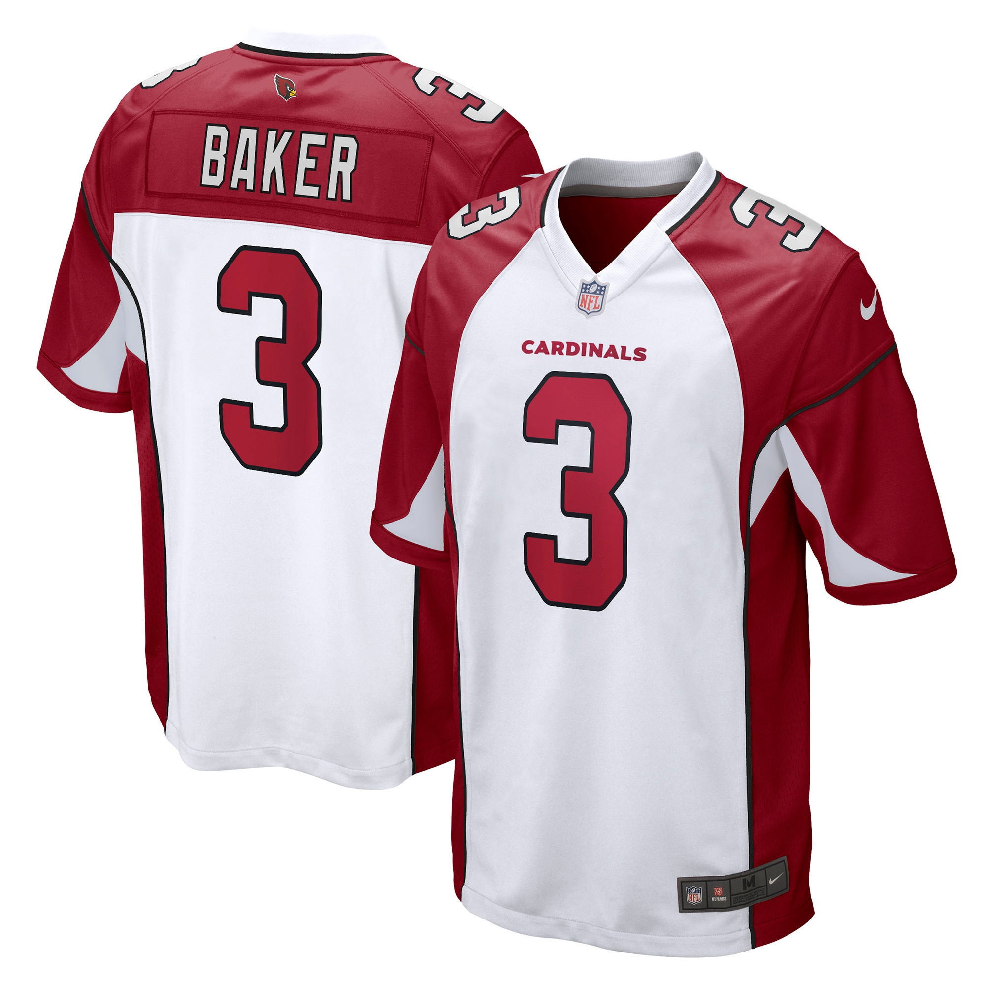 Budda Baker Arizona Cardinals Game Jersey – White NFL