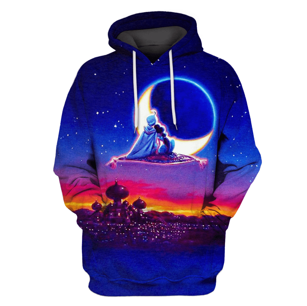 Aladdin And Jasmine T-Shirts – Zip Hoodies Apparel